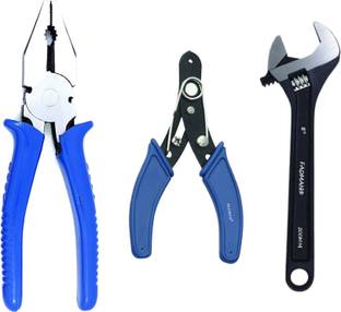 FADMAN Plier Combo Kit | Wire Cutter | Wrench 200mm | Lineman Plier