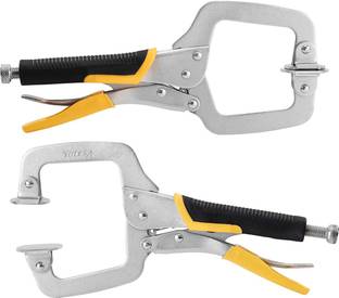 metrotools 11 “ C Clamp Locking Pliers Welding Clamps, Locking Clamp Pliers Woodworking, Round Nose Plier