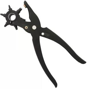 Kshivi Belt Punching Machine Holes Punch Maker Tool for Leather Paper Shoes Punch Plier Hand Tool Kit