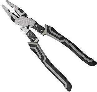 WROPZO Professional Wire Pliers, Electrician Wire Splitting Pliers Multipurpose Wire Winding Cable Cutter for Repairing Wiring Manual Crimper