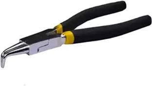 GrabMoor 7 inch Heavy Duty Internal Circlip Bent Plier Circlip Plier