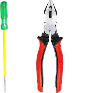 DEAGAN 2in1 Multipurpose Repair Screw driver with 8"inch Combinational Plier Lineman Plier