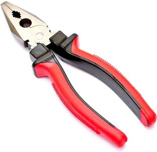 Paradise Tools India CP-001 R/B Sturdy Steel Diagonal Combination Plier 8-inch (R/B) Lineman Plier