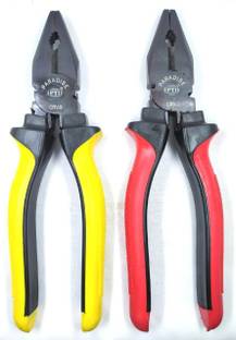 Paradise Tools India Combination Plier 8-inch Black Combo Pack Lineman Plier