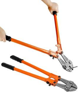 YMS 24" Professional Alloy Steel Blades Bolt Cutter, Heat-Treated, High Hardness FR Groove Plier