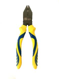 shivam electro Sturdy Steel Combination Plier With Anti Rust Protection Double Color Sleve Combination Snap Ring Plier