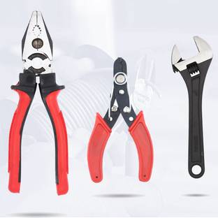 Hillgrove HGCM385M1 8"inch Lineman Plier with Adjustable Wrench and Wire Cutter Lineman Plier