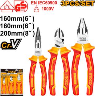INGCO Insulated Pliers Set Pincer Plier