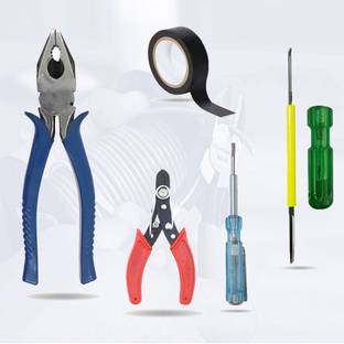Hillgrove HGCM508M1 8"inch Pilash with Wire Cutter,Line Tester,Electrical Tape,Screwdriver Lineman Plier