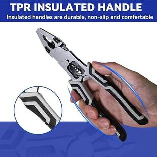 Taxila 5-in-1 Lineman Plier Wire Cutter Multifunction Lineman Plier