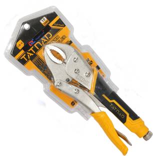 Digital Craft Steel Fast Release Curved Jaw Locking Pliers, 10-Inch (250mm) Slip Joint Plier
