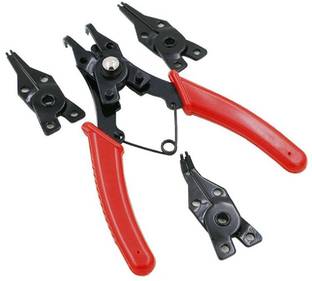 ZUCUR 4 In 1 Snap Ring Pliers Plier Set Circlip Combination Clip Tool Kits Circlip Plier