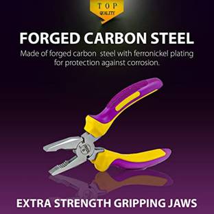 ULTRAFAST 6" Combination Plier 150mm Multifunctional Use Plash with Anti-Slip Grip Handle Lineman Plier