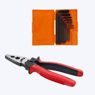 Walkers WKCB133M1 Multipurpose Combination Hand Tool Lineman Plier with Hex Allen Key Lineman Plier
