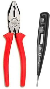 TAPARIA Plier-1621-8 with Tester MDT-81 Hand Tool Kit Lineman Plier