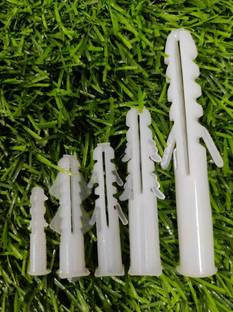 Greenlight Premium PVC Wall Plugs 35 MM ( Pack of 100 PC) Plug Pin