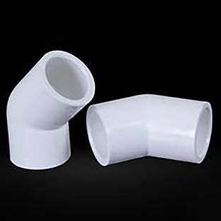 RRTraders UPVC Elbow 45 Degree (2 inch) 5cm (4 Pcs) 50 mm Plumbing Pipe
