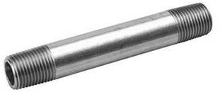 Implemental GI Nipple Male Threaded 1 Inch (1" X 3") 25 mm Plumbing Pipe