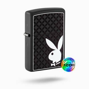 ZIPPO Playboy Bunny Black Matte Windproof Lighter Playboy Pocket Lighter