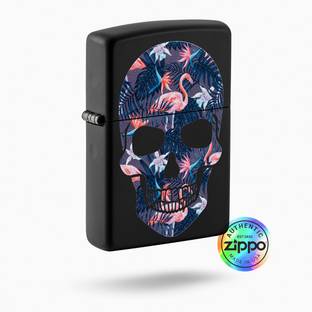 ZIPPO Flamingo Skull Windproof Lighter Pocket Lighter