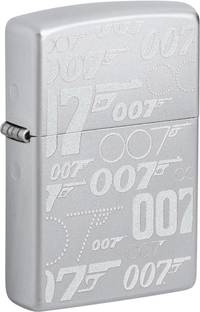 ZIPPO James Bond Satin Chrome Windproof Lighter Pocket Lighter