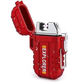 AirMount Waterproof and Windproof Flameless Double ARC Rechargeable Lighter Pocket Lighter
