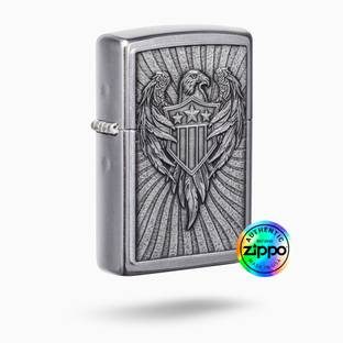 ZIPPO Eagle Shield Emblem Design Windproof Lighter Pocket Lighter
