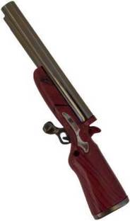 Fiiasa Crokroz Double Barrel Wood Finish Twin Flame Pocket Size Lighter Antique Brown Color Adjustable Flame And ShotGun Design Look And Refillable Butane Gas Pocket Size Lighter Pocket Lighter (Brown) Visit Website www.myfirstdot.com Pocket Lighter