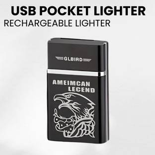 Clairbell Usb (Cigarette Lighter) Electronic Usb Windproof Rechargeable Lighter ES380 Usb (Cigarette Lighter) Electronic Usb Windproof Rechargeable Lighter ES380 Pocket Lighter