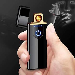 BRSS USB Lighter Electronic USB Windproof Rechargeable Cigarette Lighter Eco-friendly USB lighter Electric USB lighter for cigarettes Pocket Lighter