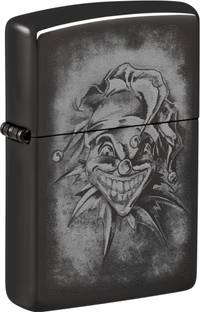 ZIPPO Clown High Polish Black Windproof Lighter Pocket Lighter