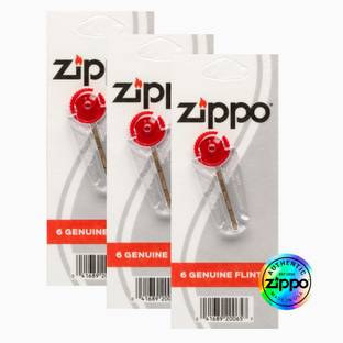 ZIPPO Genuine Flint Pack of 3 Pocket Lighter