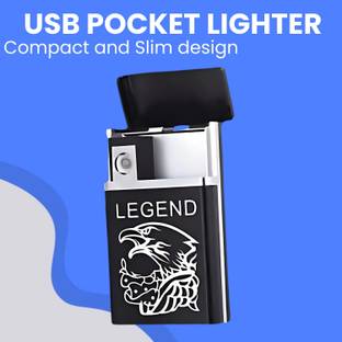 GUGGU Usb (Cigarette Lighter) Electronic Usb Windproof Rechargeable Lighter SN262 Usb (Cigarette Lighter) Electronic Usb Windproof Rechargeable Lighter SN262 Pocket Lighter