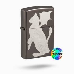 ZIPPO Dragon Cat Design Windproof Lighter Pocket Lighter