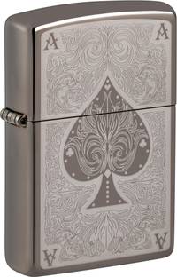 ZIPPO Ace Filigree Engraved Windproof Lighter Pocket Lighter
