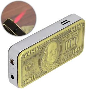 Elven G01 Novelty Dollar Bill Refillable Metal Lighter Pocket Lighter