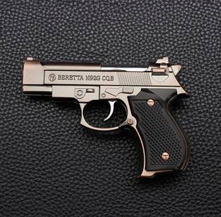 adorrobella Stainless Steel Gun Lighter (4) Pocket Lighter