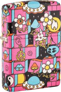ZIPPO Abstract Design Glow in the Dark Green Windproof Lighter Pocket Lighter