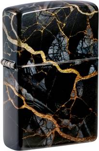 ZIPPO Fusion Marble Design 540 Tumbled Chrome Windproof Lighter Pocket Lighter