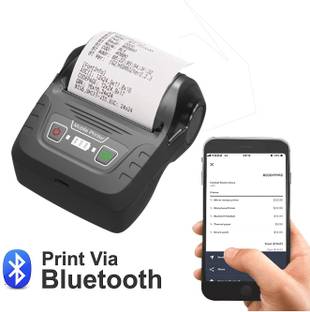 F2C 58mm Bluetooth Thermal Receipt Printer - Black Portable POS Mobile Printer