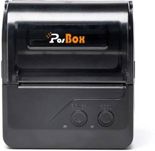 PosBox 80mm (3 Inches) Portable Thermal Receipt Printer with High-Speed Printing, USB + Bluetooth Connectivity and Rechargeable Battery