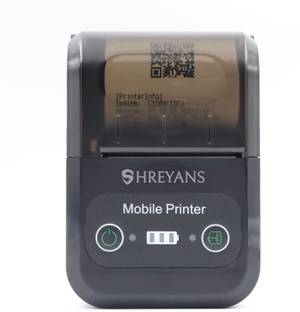sestore.in Shreyans SRS58E Wireless Bluetooth Thermal Printer 58mm (2 inch Printer with Long Battery Backup also Compatible with Spice Money Application)