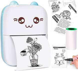 Gentle e kart ®Portable Thermal Mini Printer for Home Use Bluetooth Printer for Mobile Android Thermal Printer