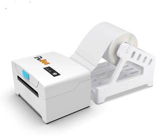 PosBox 4 Inch Bluetooth Label Printer for Shipping Label, Barcode Label (with Holder Direct Thermal Open Design)