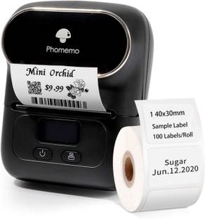 oddpod M110-Black Portable Pocket Printer / Bluetooth Thermal Label Maker
