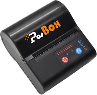 PosBox 3 Inch 2 in 1 Label + Receipt Printer with USB and Bluetooth for Billing and Labels