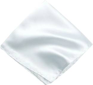 GREYKNOT Solid Satin Blend Pocket Square