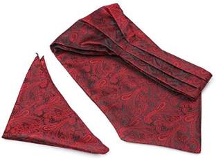 AXLON Self Design Silk Blend Pocket Square