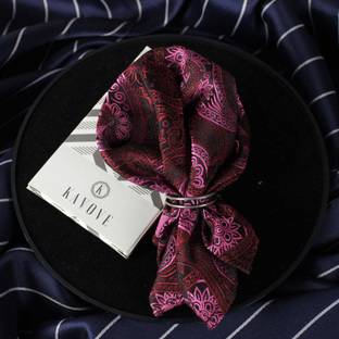 Kovove Graphic Print Polyester Pocket Square