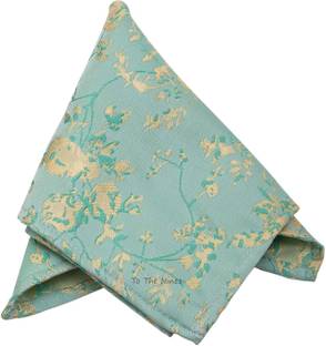 To The Nines Self Design Jacquard Pocket Square